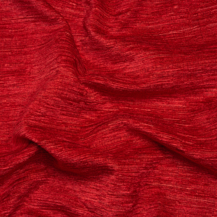 Mayberry Red Apple Striated Luxe Double Wide Chenille