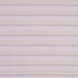 Off-White/Cream Striped Shirting