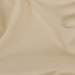 Soft Cream Textured-Stripe Cotton Shirting