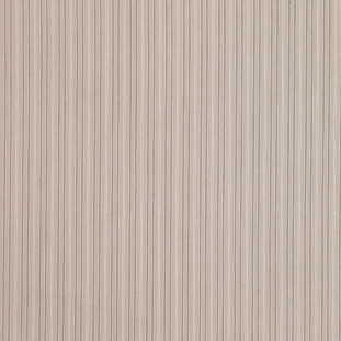 Italian Mojave Desert Striped Stretch Cotton Shirting