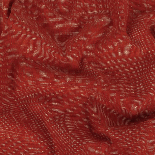 Red/Natural Solid Linen