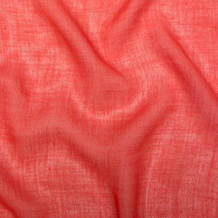 Loosely Woven Coral Linen