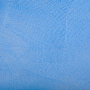 F. Blue Solid Nylon Tulle