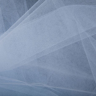 Soft Blue Solid Nylon Tulle