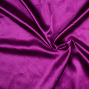 Magenta Solid Charmeuse
