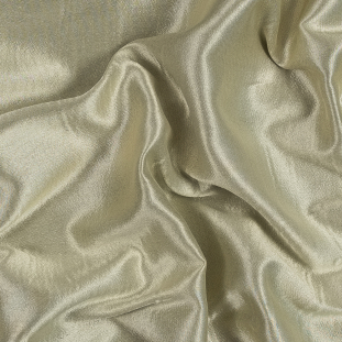 Pale Gold and Beige Reversible Cotton and Polyester Blend