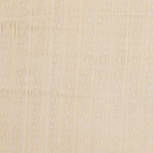 Famous Designer Impala Yellow Striped Cotton-Nylon Lace