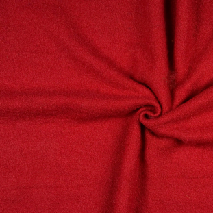 Red Solid Boiled Wool