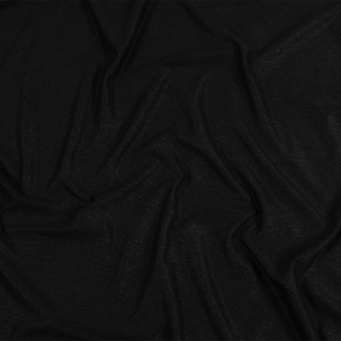 Black Stretch Rayon Jersey