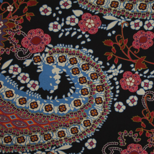 Black/Multi-Colored Floral Jersey Prints