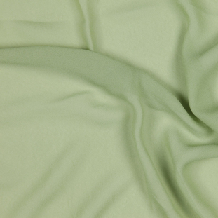 Tarragon Green Silk Crepe Georgette