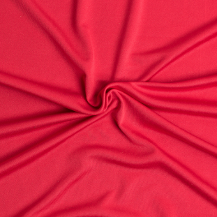 Red Solid Silk Jersey