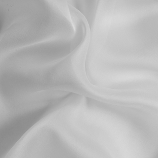 Donna Karan Off-White Moire Silk Chiffon