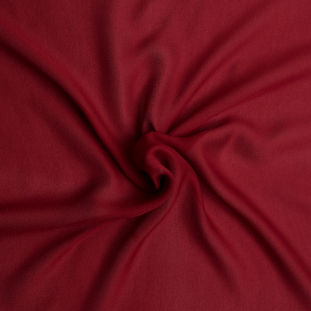 Red Textured Silk Chiffon