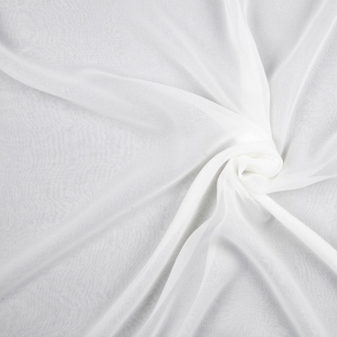 White Silk Iridescent Chiffon