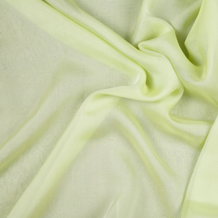 Lime Silk Iridescent Chiffon