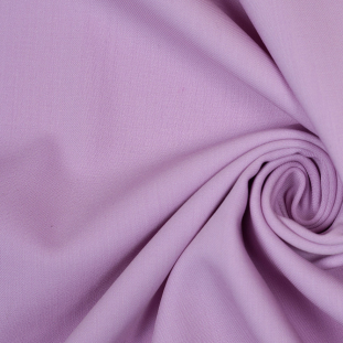 Oscar de la Renta Pastel Purple Stretch Wool Double Cloth