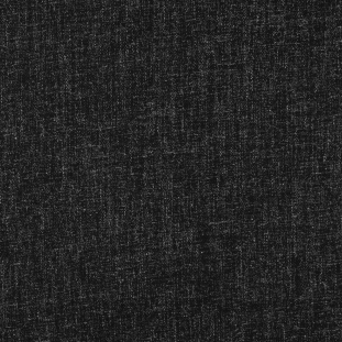 Italian Black Wool Tweed