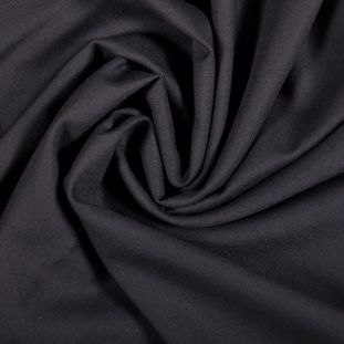 Black Wool-Lycra Suiting
