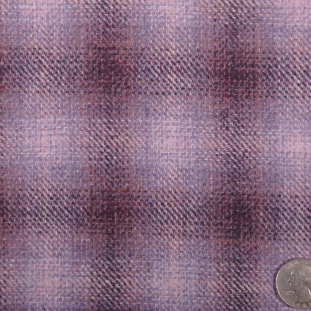 Blended Purple Plaid Suiting