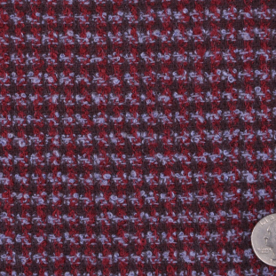 Cranberry, Purple and Aubergine Wool Coating