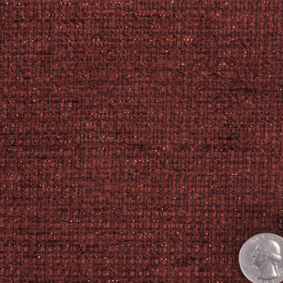 Red Brown/Gold Solid Chenille