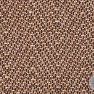 Chocolate/Beige/Natural Wool-Acrylic Woven