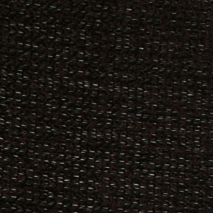 Chocolate Cotton-Polyester Chenille Knit
