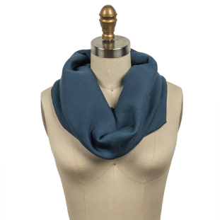 Insignia Blue Polyester Tubular 1x1 Rib Knit