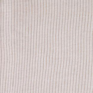 Off-White Striped Wool-Rayon Knit