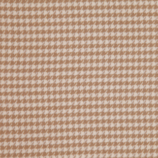 Flax Houndstooth Cashmere Coating