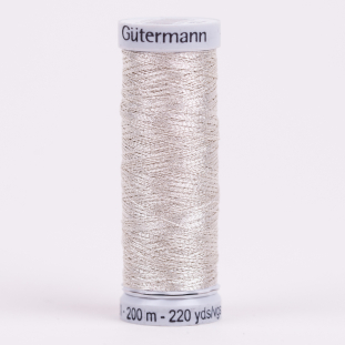 9901 White Gold 200m Gutermann Metallic Thread