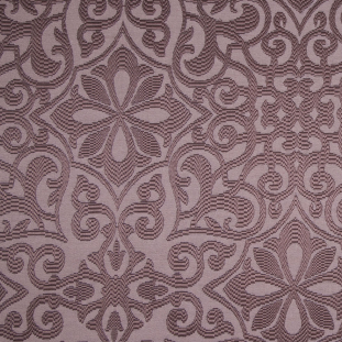Beige/Dusted Chocolate Damask Woven
