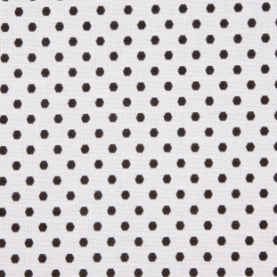 Brown/Off-White Polka Dots Woven