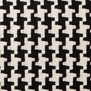 Black/Natural Houndstooth Woven