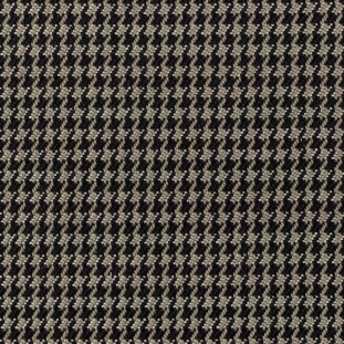 Black/Brown Houndstooth Woven