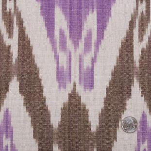 Orchid/Chestnut Ikat Woven