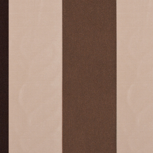 Chocolate/Beige/Antique Gold Stripes Woven