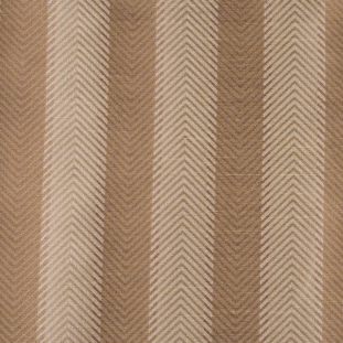 Victorian Gold/Stone Stripes Shantung   /Dupioni