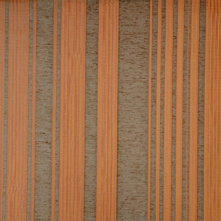 Rust Stripes Chenille