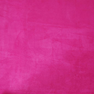 Fuchsia Solid Faux Suede