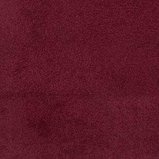 Wine Solid Faux Suede