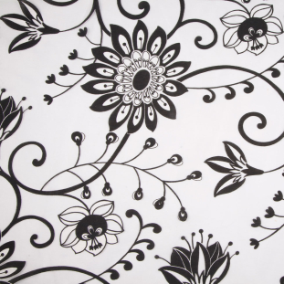 White/Black Floral Prints