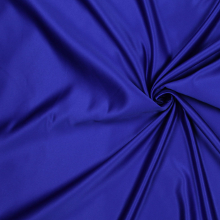 Primary Blue Solid Satin