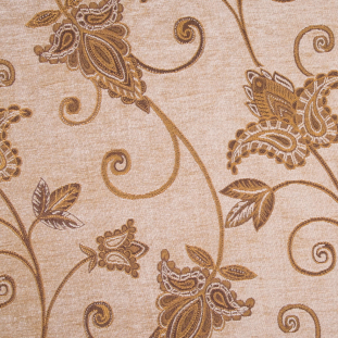 Gold Paisley Chenille