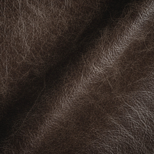 Madeira Italian Charcoal Aniline Dyed Waxed Top Grain Cow Leather Hide