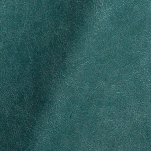 Madeira Italian Teal Aniline Dyed Waxed Top Grain Cow Leather Hide