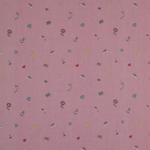 Mood Exclusive Pink Pop Art Icons Cotton Voile