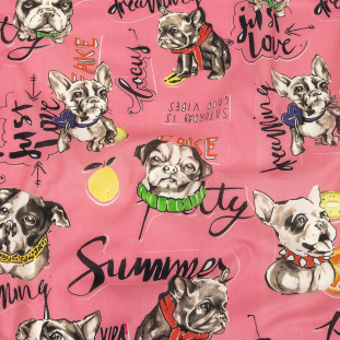 Mood Exclusive Pink Dog Days Cotton Voile