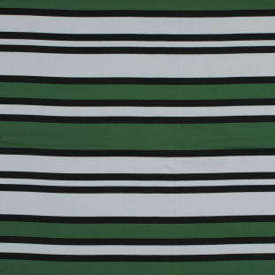 Mood Exclusive Green Aina Stripe Stretch Cotton Sateen